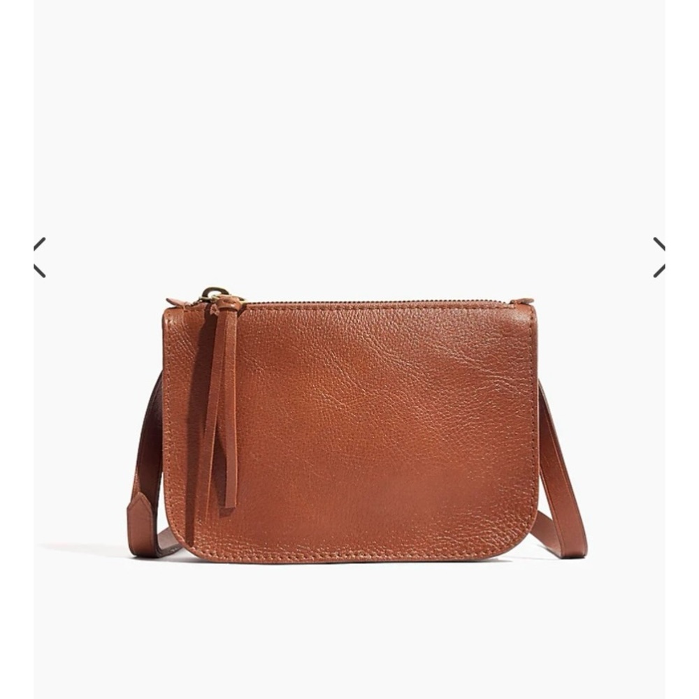 Madewell brown leather belt bag XS